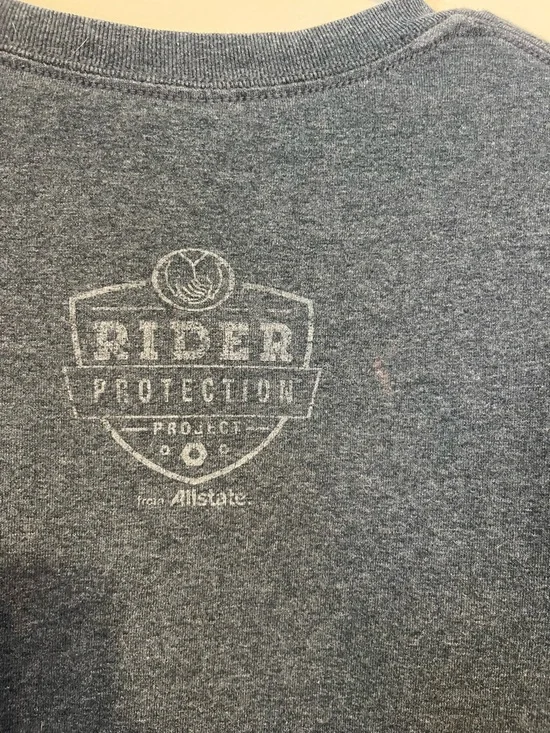 Gray 'Keep Riders Riding' Motorcycle Graphic Tee - Picture 4 of 5